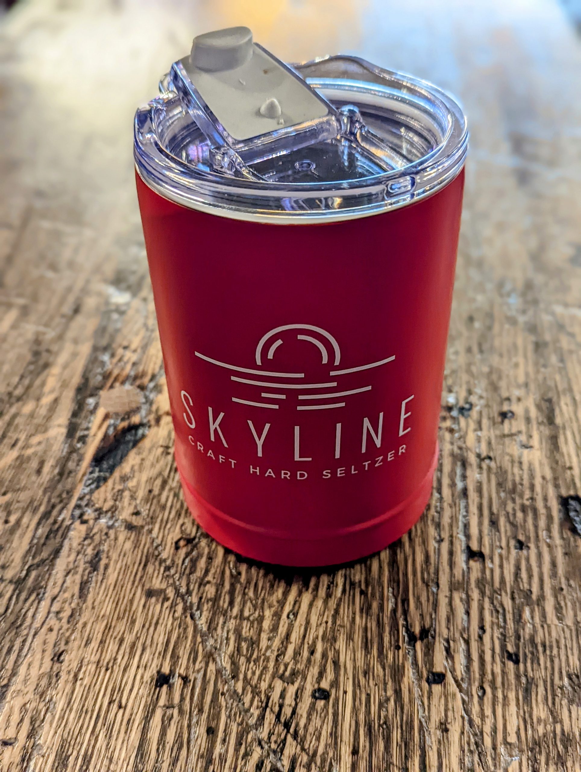 Skyline Seltzer – Convertible Tumbler/ Koozie – Roughtail Brewing Company